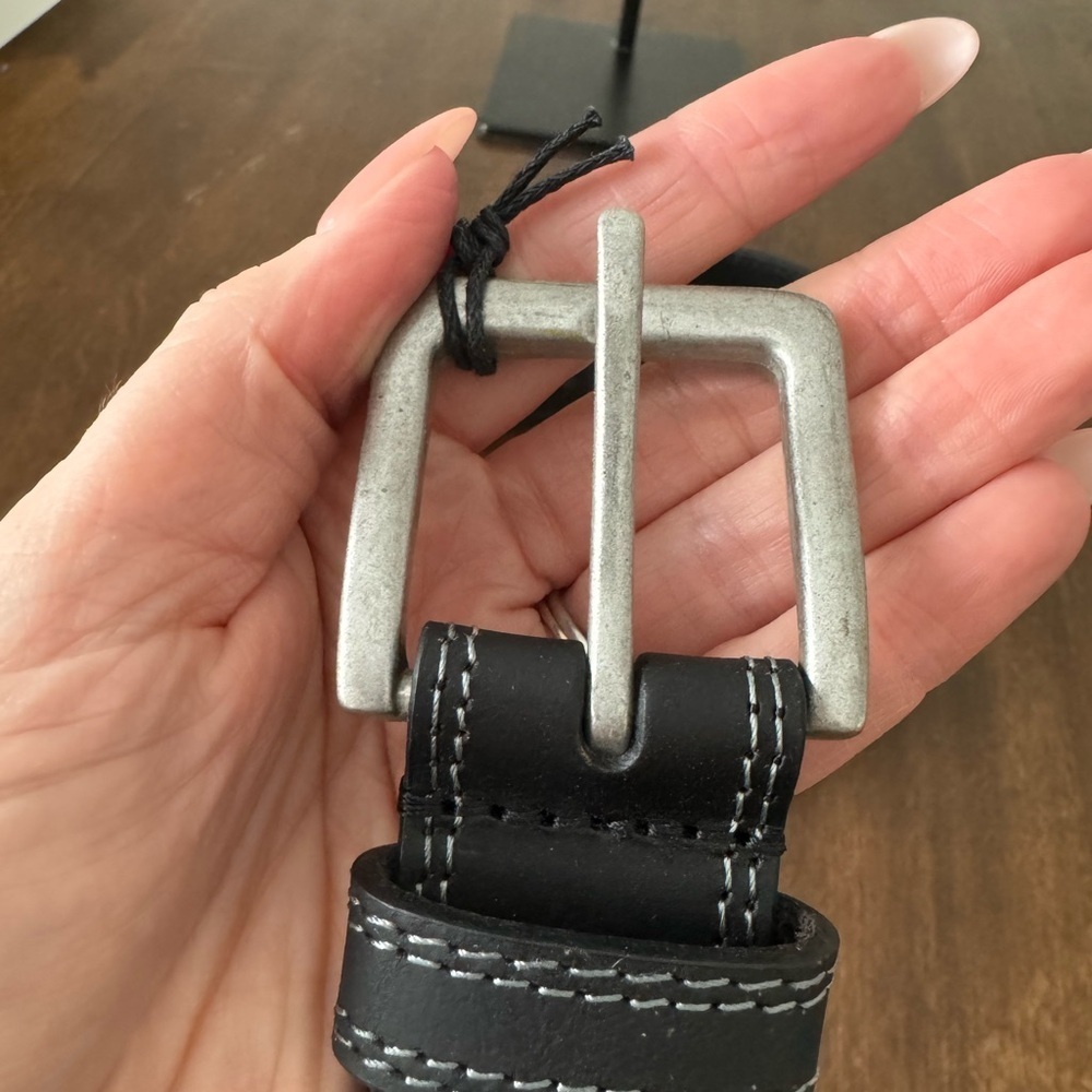 NWT! Timberland Leather Belt, sz L - Picture 3 of 6